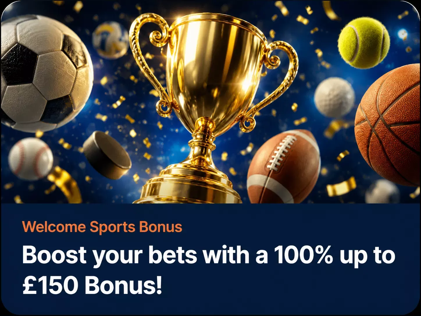 Sports welcome bonus